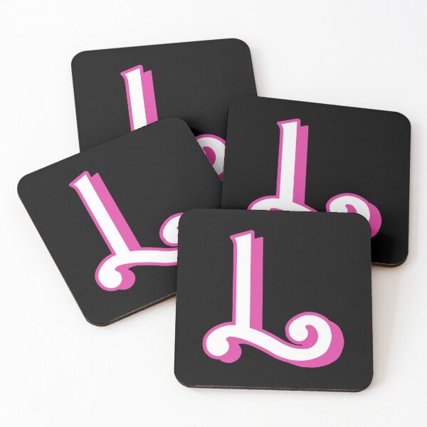 Item preview, Bubble Pink Letter L Sticker Pack - Monogram - Initial - Alphabet designed and sold by CreationsbyAny.