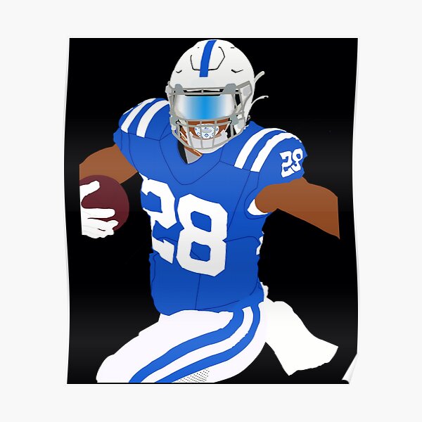 NFL Indianapolis Colts - Jonathan Taylor 22 Wall Poster with