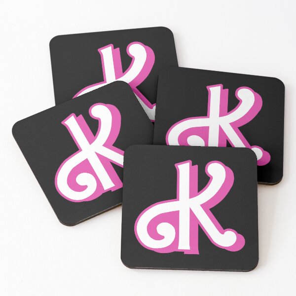 Item preview, Bubble Pink Letter K Sticker Pack - Monogram - Initial - Alphabet designed and sold by CreationsbyAny.