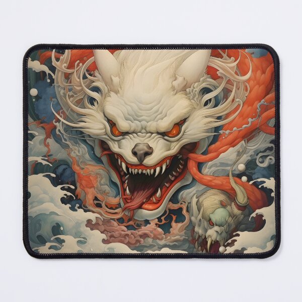 Item preview, White Wolf Japanese Style Yokai designed and sold by dcrc.