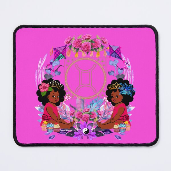 Item preview, Golden Floral Gemini Twins designed and sold by artbyomega.