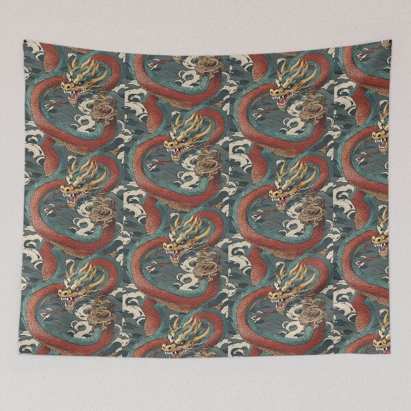 Item preview, fighting dragons eastern culture designed and sold by StefanVlahovic.