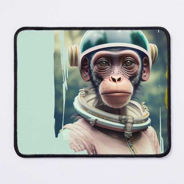 Item preview, Space Monkey Astronaut - Retro Planet - Universe Explorer designed and sold by monkeybusiness.pt.