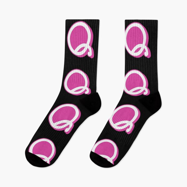 Item preview, Bubble Pink Letter Q Sticker Pack - Monogram - Initial - Alphabet designed and sold by CreationsbyAny.