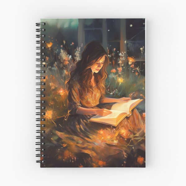 Item preview, Girl Reading in Nature designed and sold by mentedejeff.