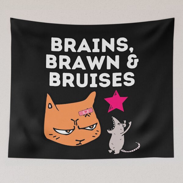 Item preview, Roller Derby Brains Brawn And Bruises designed and sold by Soundpups.