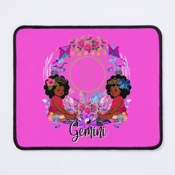Item preview, Gold Floral Gemini Twins designed and sold by artbyomega.