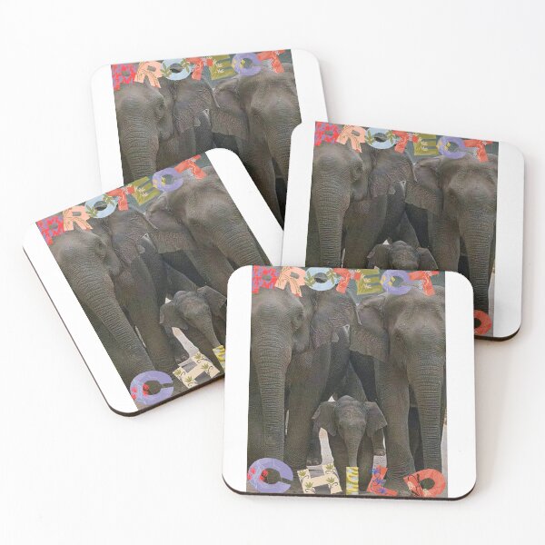 Item preview, Elephant parents carrying their baby elephants safely designed and sold by PopArtFever.