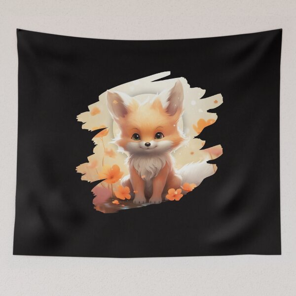 Item preview, Kawaii Cute Autumn Fox designed and sold by Chmielayka.