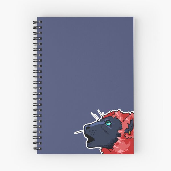 Item preview, screaming red ruffed lemur cute doodle illustration animal designed and sold by Jula Garapich.