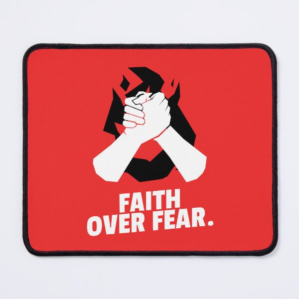 Item preview, Faith Over Fear Religious Political Design designed and sold by TrippySociety.