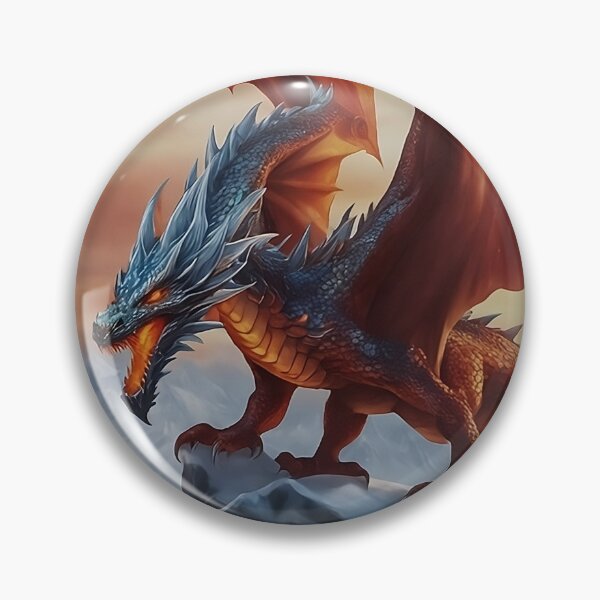 Item preview, elemental dragon on ice designed and sold by StefanVlahovic.