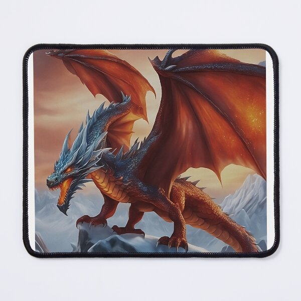 Item preview, elemental dragon on ice designed and sold by StefanVlahovic.
