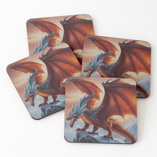 Item preview, elemental dragon on ice designed and sold by StefanVlahovic.