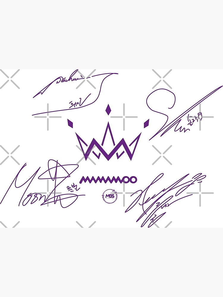 Design with mamamoo signatures
