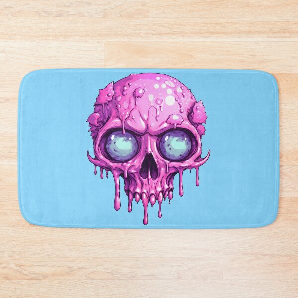 Item preview, Dripping Hot Pink Skull with Blue Eyes designed and sold by 20th-eclipse.