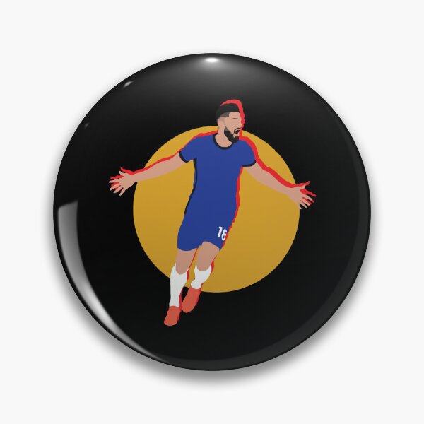 Item preview, Olivier Giroud Chelsea Champions of Europe 2021 Collage designed and sold by DonyaOliva.