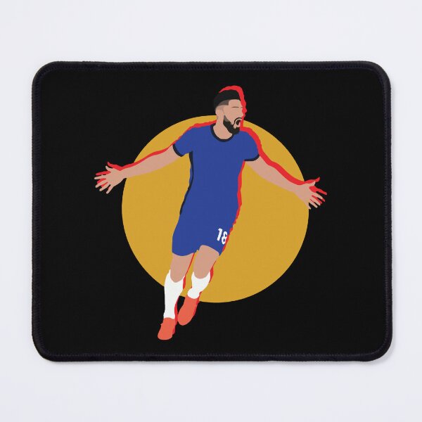 Item preview, Olivier Giroud Chelsea Champions of Europe 2021 Collage designed and sold by DonyaOliva.