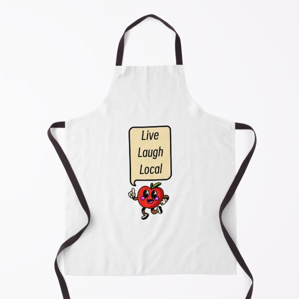 Item preview, Live Laugh Local Apple in Color  designed and sold by Arsenic-Arts.