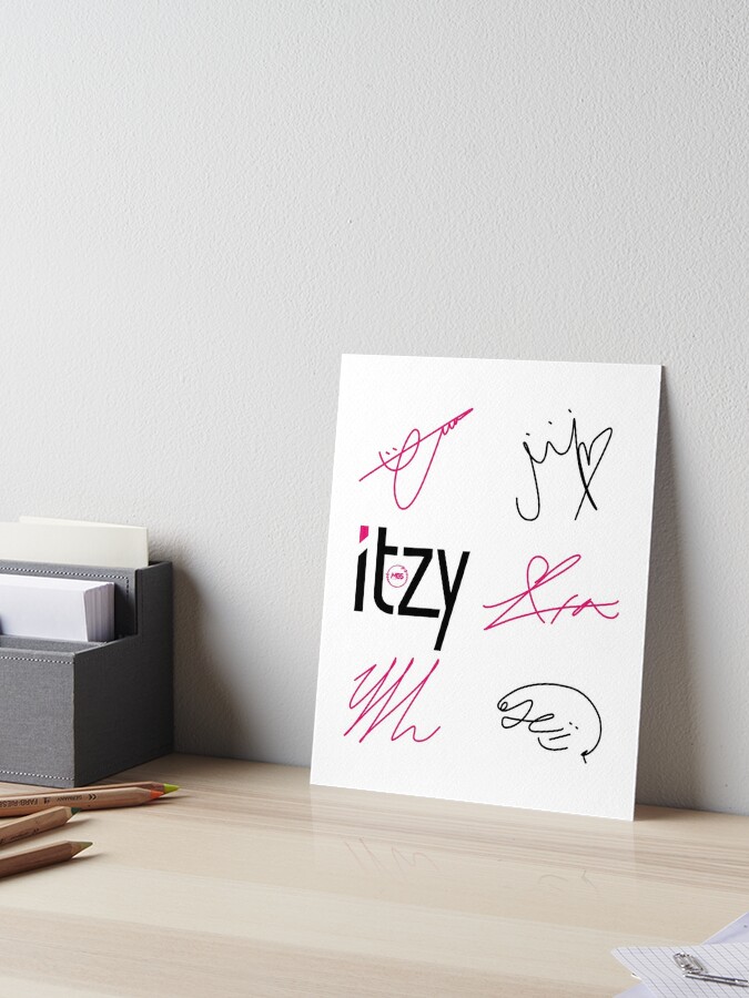 Itzy signature design | Art Board Print
