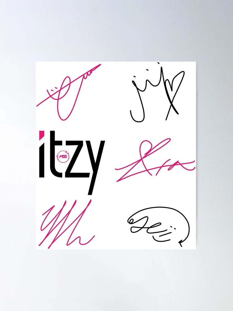 Itzy Checkmate Group Poster for Sale by LiveKpop