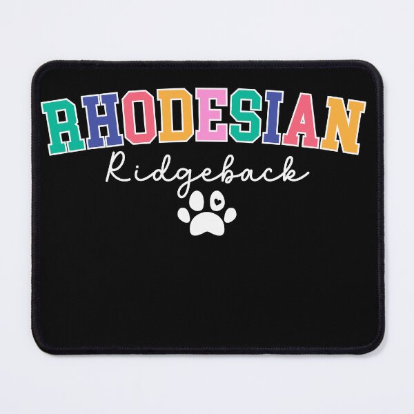 Item preview, Collegiate Rhodesian Ridgeback paw print: Dog Owner Gift  designed and sold by TheBeesForYou.