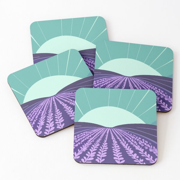 Item preview, Lavender Field under the Summer Sun designed and sold by samjretro.