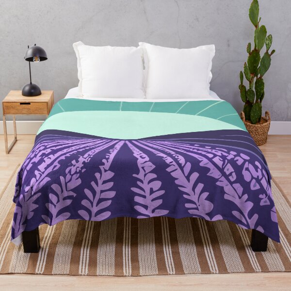 Item preview, Lavender Field under the Summer Sun designed and sold by samjretro.