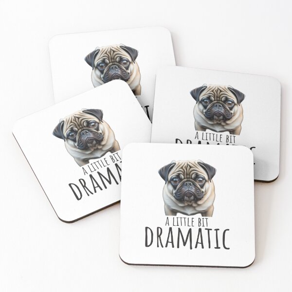 Item preview, Tan Pug Dramatic designed and sold by 96CypressAlley.