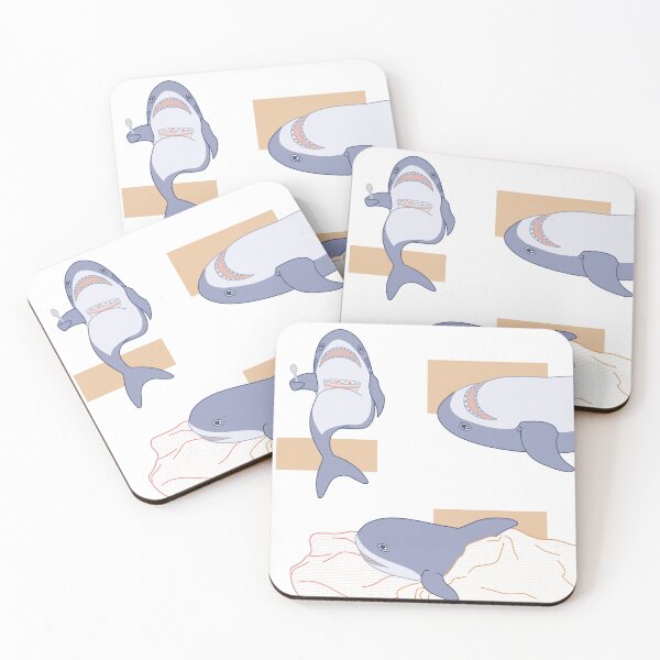 Item preview, Blåhaj Shark Doing Blåhaj Things designed and sold by TeethHunter.