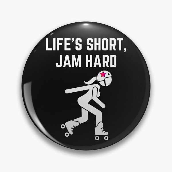 Artikelvorschau, Roller Derby Life's Short Jam Hard entworfen und verkauft von Soundpups.