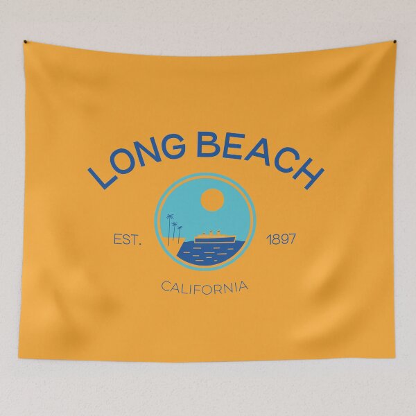 Item preview, Long Beach City California Print designed and sold by semisoberme.