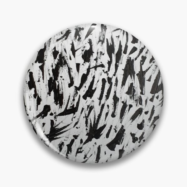 Item preview, Black and White Abstract Brush Marks designed and sold by DanielleGensler.