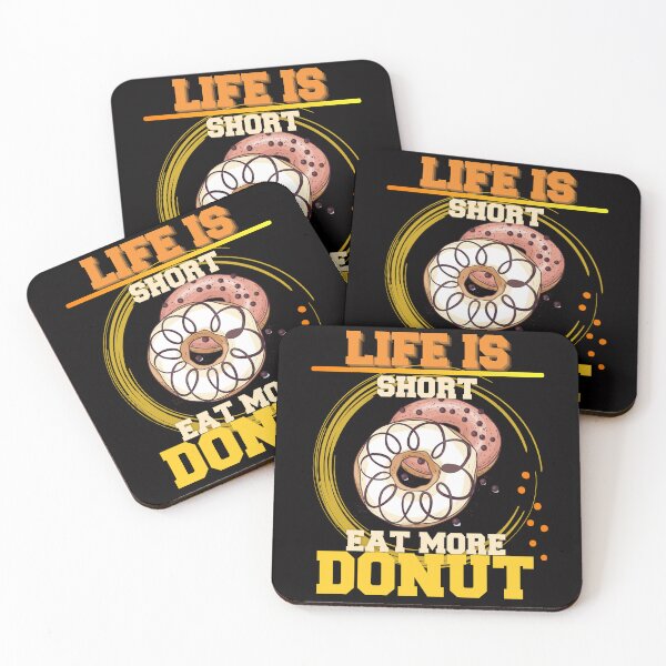 Item preview, Life Is Short Eat More Donut designed and sold by ElSpektra.