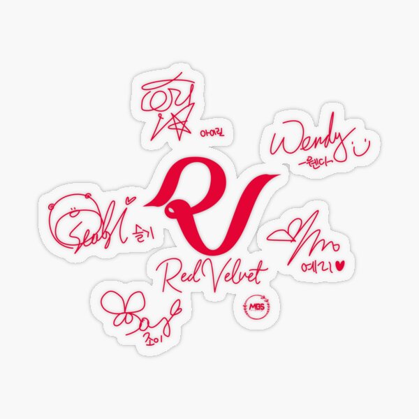 red velvet 集合 サイン RED VELVET SIGNATURES