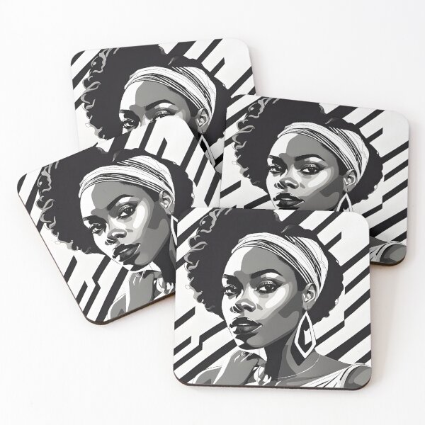 Item preview, Beautiful Black Women designed and sold by ArtsyWishesShop.