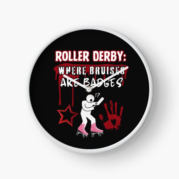 Item preview, Roller Derby Where Bruises Are Badges designed and sold by Soundpups.