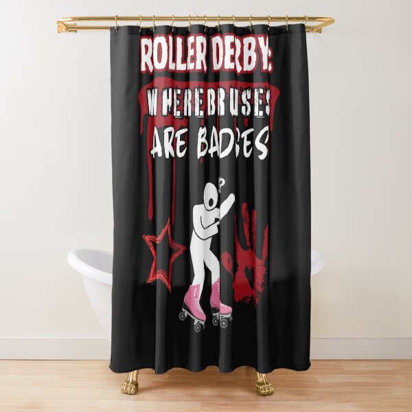 Item preview, Roller Derby Where Bruises Are Badges designed and sold by Soundpups.