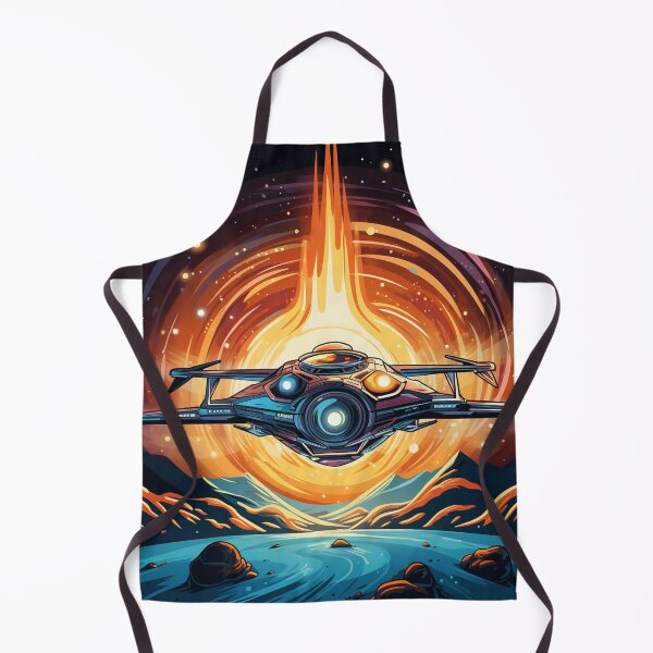 Item preview, Orange Spaceship Taking Off into Orbit designed and sold by martinhect0r.
