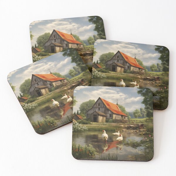 Item preview, Colorful Barnyard Scene designed and sold by dcrc.