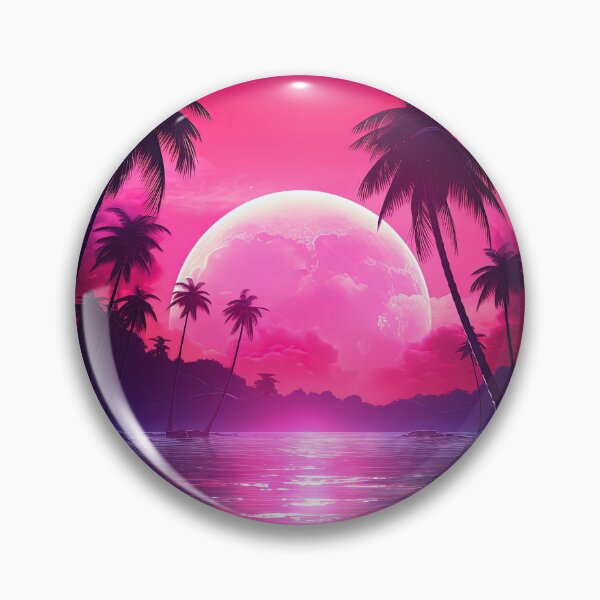 Item preview, Neon Oasis: Vintage Dreams in the Sunset Glow designed and sold by Mullet Monkey.