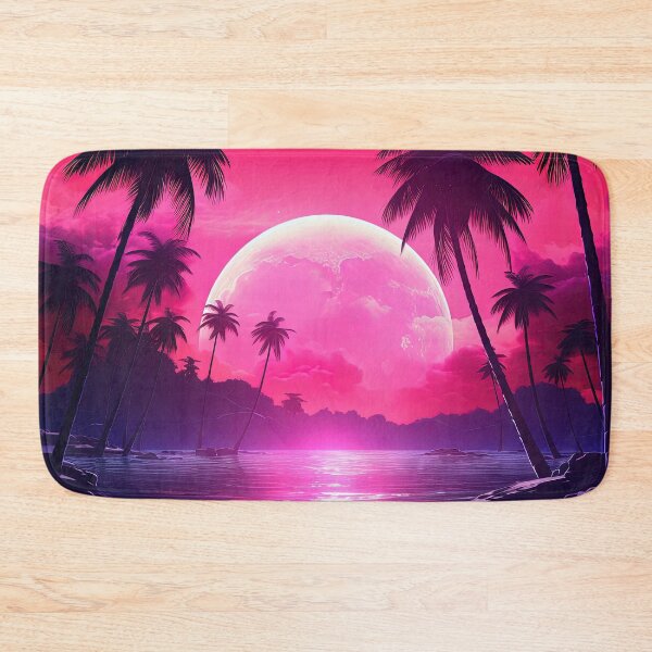 Item preview, Neon Oasis: Vintage Dreams in the Sunset Glow designed and sold by Mullet Monkey.