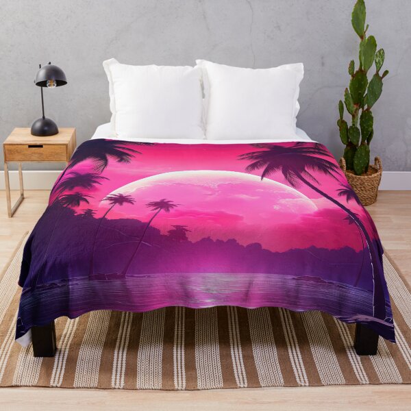 Item preview, Neon Oasis: Vintage Dreams in the Sunset Glow designed and sold by Mullet Monkey.