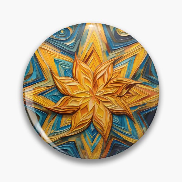 Item preview, Cosmic Symmetry: Abstract Patterns in Traditional Oil Paintings designed and sold by Nowosolnianka.
