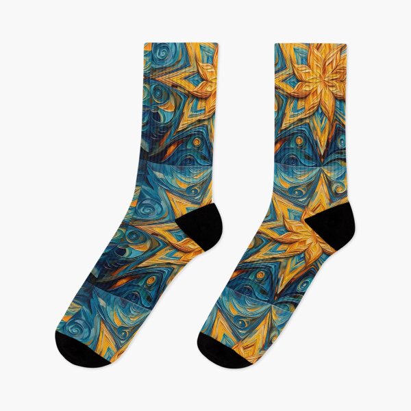 Item preview, Cosmic Symmetry: Abstract Patterns in Traditional Oil Paintings designed and sold by Nowosolnianka.