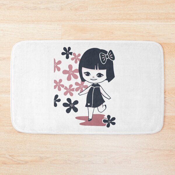 Artikelvorschau, Süßes Chibi-Anime-Mädchen mit Blumen entworfen und verkauft von ArtMeetsPizza.