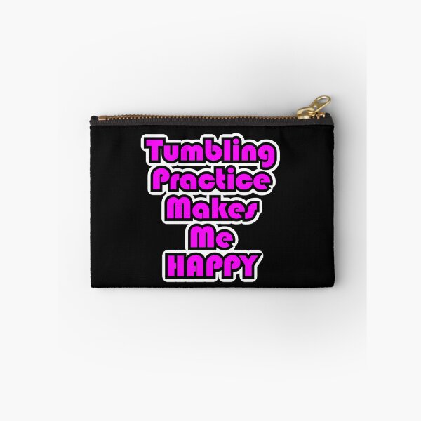 Item preview, Tumbling Practice Makes Me Happy CHEER Apparel designed and sold by ianlewer.