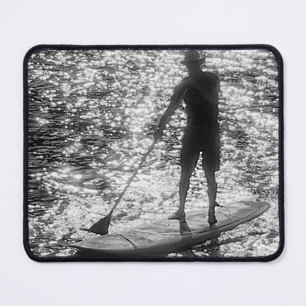 Item preview, The silhouette of a paddle boarder. designed and sold by Frank Parisi.