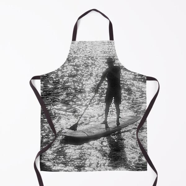 Item preview, The silhouette of a paddle boarder. designed and sold by Frank Parisi.