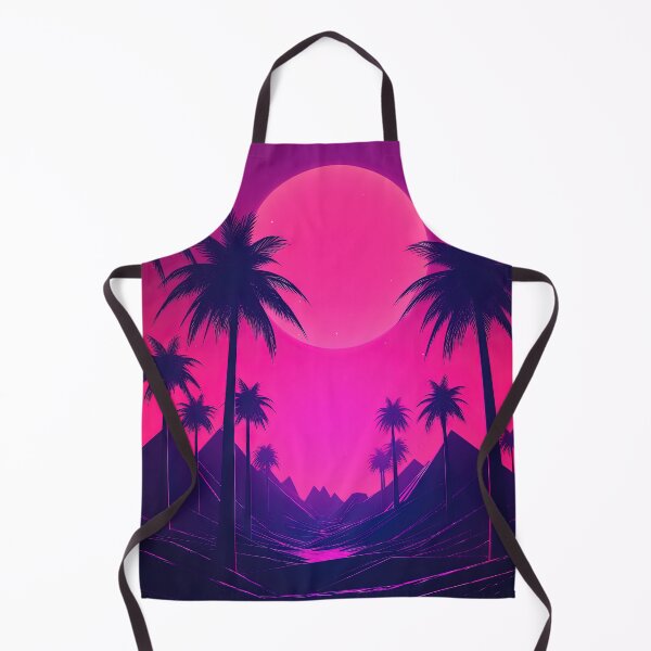 Item preview, Sunset Rhapsody: Tropical Synthwave Vibes designed and sold by Mullet Monkey.
